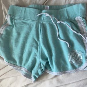 Justice shorts size 12 youth, comfy and good condition
